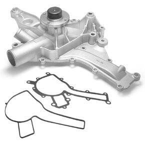 AW9379 Water Pump OE Replacement for Chrysler Crossfire, Mercedes-Benz C240 C280 C320 E320 E430 E500 ML320 ML350 SLK320, 2.6L 2.8L 3.2L 3.7L 4.3L 5.0L V6 V8 Engine