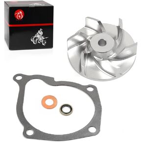 CNC Billet Water Pump Impeller & Gasket Compatible with Polaris Sportsman Ranger Magnum Scrambler Big Boss ATP Hawkeye Worker 425 400 450 500 OEM 3086840 3084935