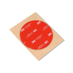 3M VHB Tape 4991, 2" Diameter in Circles, 5/Pack, Gray, Double-Sided, Permanent, High Strength, Long-Term Durability