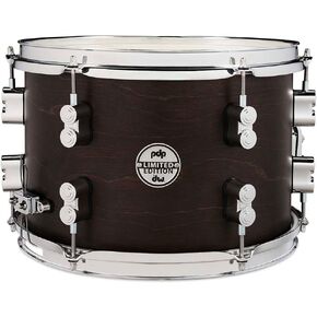 PDP 8x12 Ltd Dry Maple Snare Drum Dark Walnut Satin