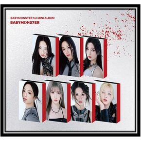 BABYMONSTER BABYMONS7ER 1st Mini Album YG TAG Album 7 Ver Set (Ship by DHL Express)