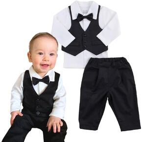 Baby Boys' Suits, Ring Bearer Outfit, Baby Tuxedo, Boy Wedding Outfit, Baptism, Easter, Birthday Outfit
