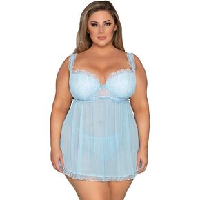 مجموعة بيبي دول نسائية مكشكشة من Dreamgirl