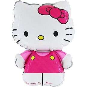 Toyland® 30" Hello Kitty Dressed In Pink Foil Balloon