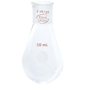 Wilmad ML-1155-712 Recovery Flask, 19/22 Joint, 50ml Capacity