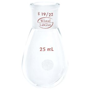 Wilmad ML-1155-710 Recovery Flask, 19/22 Joint, 25ml Capacity
