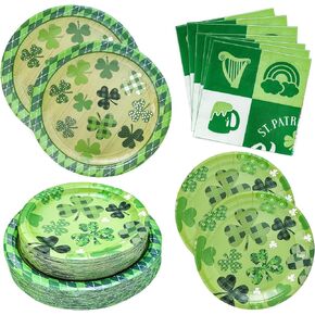 180PCS Casino Party Supplies Serve 60, Poker Party Paper Plates and Napkins Kit for Casino Night Poker Club Birthday Party Decorations, Includes Dinner Plates, Dessert Plates, Napkins