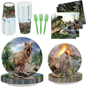 Oigco 120pcs Baseball Party Supplies Birthday Plates Napkins Cups Red Forks Sports Birthday Party Decorations Paper Dessert Tableware Set for 24 Guests in Kuwait