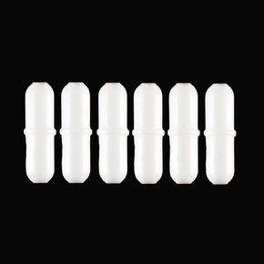 6Pcs PTFE Magnetic Stirrer Mixer Stir Bar, Magnetic Stir Bar 50mm/1.96 inch