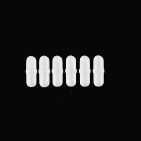 6 قطع PTFE محرك مغناطيسي خلاط تحريك بار، قضيب تحريك مغناطيسي 50 ملم/1.96 بوصة