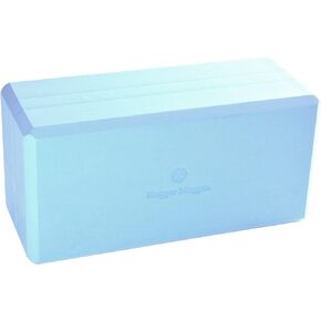 Hugger Mugger 5 in. Big Foam Yoga Block - Extra Large Size, Dense Foam, Reliable Support, Beveled Edges for Comfort, Great if You're Taller or Less Flexible