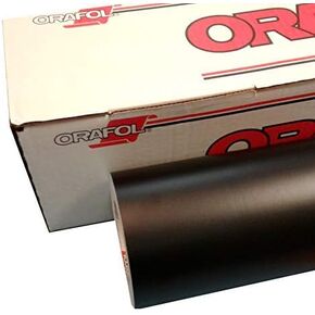Black 24" x 10 Ft Roll of Oracal 631 Vinyl for Craft Cutters and Vinyl Sign Cutters