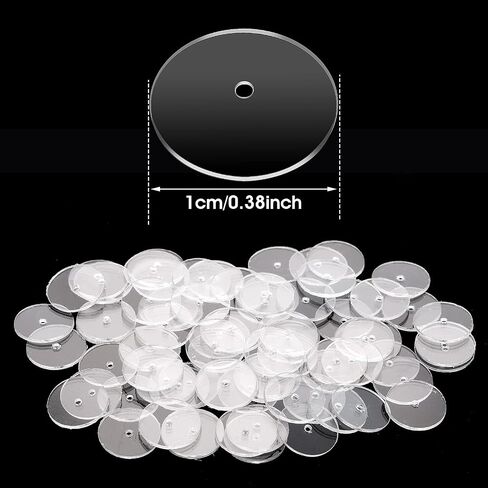 80PCS Clear Piercing Discs, Plastic No Pull Piercing Discs Stopper Clear Silicone Earring Backs Support Patches Clear Disc Pads Clear Piercing Disc for Piercing Bump to Stabilize Earrings Backs in Saudi Arabia
