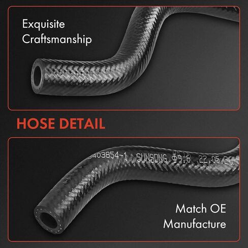 A-Premium Power Steering Hose Return Line Hose Assembly Compatible with Acura TSX 2004-2008 L4 2.4L Pipe To Pipe in Saudi Arabia