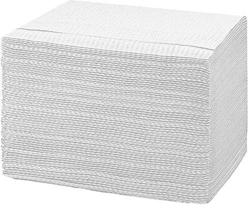 125 Pcs Dental Bibs Disposable for Patient, 13"x18", 3 Ply Waterproof Piercing Tattoo Paper Napkin Tissue Bib for Dental Clinic, Tattoo Station and Salon in Saudi Arabia