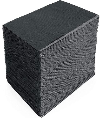 Disposable Dental Bibs Sheets Cloths,125pcs 13 X 18 inches Tattoo Table Covers Clean Pad,Underpad Hygiene Personal Tattoo Bib Waterproof Tattoo Table loth Tattoo Supply Sheet （black） in Saudi Arabia