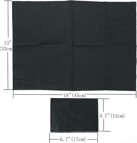 Disposable Dental Bibs Sheets Cloths,125pcs 13 X 18 inches Tattoo Table Covers Clean Pad,Underpad Hygiene Personal Tattoo Bib Waterproof Tattoo Table loth Tattoo Supply Sheet （black） in Saudi Arabia