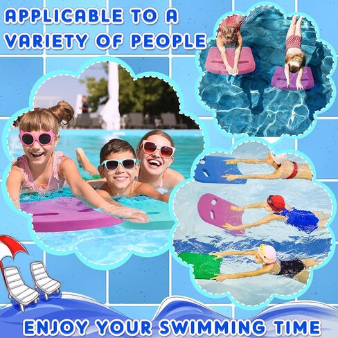 5 Pcs Swimming Kickboard Training Aid Float for Swimming and Pool Exercise Swimming Training Kick Board U Design with Integrated Hole Handle for Adults Children Kids Toddler Swimmers in Saudi Arabia