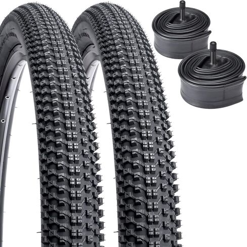 YUNSCM 20" Bike Tires 20x2.35/57-406 and 20" Bike Tubes Schrader Valve with 2 Rim Strips Compatible with 20 x 2.30 20 x 2.35 20 x 2.40 Bike Tires and Tubes (A-105) in Saudi Arabia