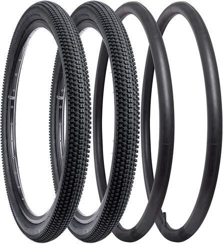 YUNSCM 20" Bike Tires 20x2.35/57-406 and 20" Bike Tubes Schrader Valve with 2 Rim Strips Compatible with 20 x 2.30 20 x 2.35 20 x 2.40 Bike Tires and Tubes (A-105) in Saudi Arabia
