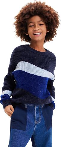 Desigual Boy Flat Knit Pullover Long Sleeve in Saudi Arabia