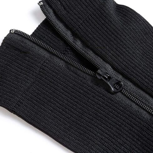 LEOSTEP Zipper Compression Socks Toeless, Long Open Toe Pressure Knee High Stocking Support for Legs and Muscle in Saudi Arabia