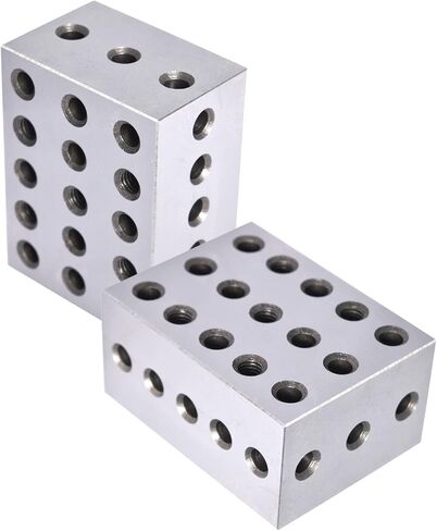 2-3-4 كتل إعداد ميكانيكية أرضية دقيقة (2x3x4) كتل زوجية متطابقة مكونة من 23 فتحة من الفولاذ المقسى المفرد HRC 55-62 in Kuwait