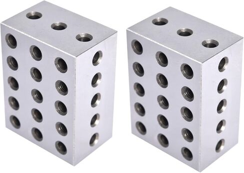 2-3-4 كتل إعداد ميكانيكية أرضية دقيقة (2x3x4) كتل زوجية متطابقة مكونة من 23 فتحة من الفولاذ المقسى المفرد HRC 55-62 in Kuwait