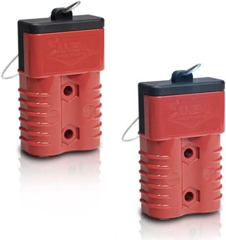 ANEN 2-4 Gauge Wire Connectors, 175A Wire Harness Plug Kit，12V to 36V Battery Quick Connect Disconnect Set for Car Bike ATV Winches Lifts Motors More, Pack of 2, Red in Saudi Arabia
