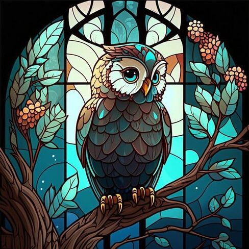 5D Butterfly Diamond Painting Kits for Adults-Stained Glass Butterfly Diamond Art Kits for Adults, Butterfly Gem Art Kits for Adults for Gift Home Wall Decor(14x14inch) in Saudi Arabia