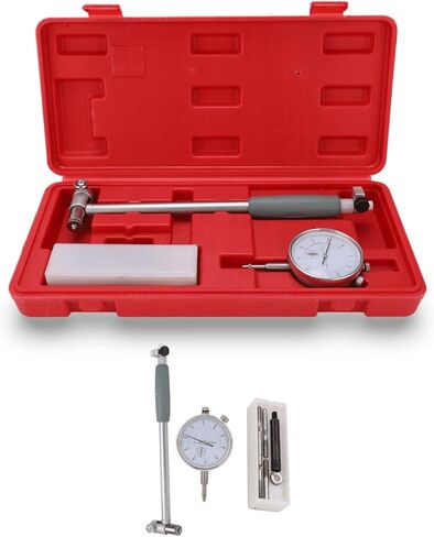 مقياس تجويف القرص، مؤشر القرص بقطر 50-160 مم، مجموعة أدوات قياس أسطوانة المحرك بدقة عالية، قضيب تمديد أجزاء صغيرة لقياس الرأس مع صندوق in Kuwait