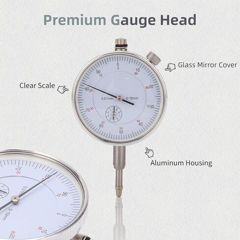 مقياس تجويف القرص، مؤشر القرص بقطر 50-160 مم، مجموعة أدوات قياس أسطوانة المحرك بدقة عالية، قضيب تمديد أجزاء صغيرة لقياس الرأس مع صندوق in Kuwait