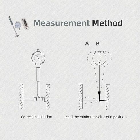 مقياس تجويف القرص، مؤشر القرص بقطر 50-160 مم، مجموعة أدوات قياس أسطوانة المحرك بدقة عالية، قضيب تمديد أجزاء صغيرة لقياس الرأس مع صندوق in Kuwait