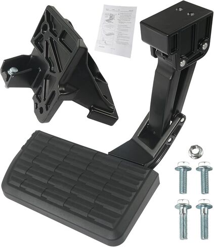 خطوة سرير الشاحنة الخلفية، خطوة الباب الخلفي القابلة للطي والقابلة للسحب متوافقة مع 2022 2023 2024 Toyota Tundra، يستبدل # PTS30-34000، PT392-34231 in Kuwait