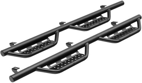 خطوات N-Fab Nerf لسيارة Jeep Gladiator JT | من العجلة إلى العجلة، فولاذ شديد التحمل، ظهر لامع | J1980T-GB | يناسب 2020-2024 Jeep Gladiator JT 4 أبواب جميع الأسرّة، غاز SRW in Saudi Arabia