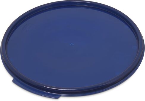 Carlisle FoodService Products Storplus Round Food Storage Container Lid with Stackable Design for Catering, Buffets, Restaurants, Polypropylene (Pp), 12 To 22 Quarts, Royal Blue, (Pack of 6) in Saudi Arabia