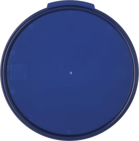 Carlisle FoodService Products Storplus Round Food Storage Container Lid with Stackable Design for Catering, Buffets, Restaurants, Polypropylene (Pp), 12 To 22 Quarts, Royal Blue, (Pack of 6) in Saudi Arabia