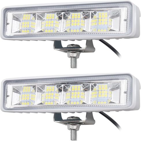 أضواء القارب LED شريط الضوء البحري T-Top الموزعة ضوء بار الأبيض الفيضانات الحزم سطح القارب أضواء قفص الاتهام IP67 مقاوم للماء 12 فولت 18 واط لشاحنة قارب عائم SUV على الطرق الوعرة ملحقات الصيد الليلية in Kuwait