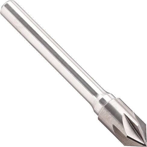 KEO 55794 حوض غاطس أحادي الطرف من الكربيد الصلب، لمسة نهائية غير مطلية (لامعة)، 6 مزامير، زاوية نقطة 82 درجة، ساق مستديرة، قطر عرقوب 1/4 بوصة، قطر الجسم 3/8 بوصة in Kuwait