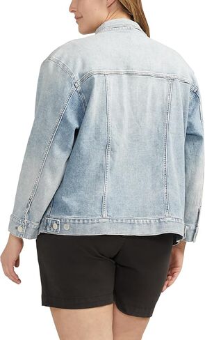 JAG Women's Plus Size Kiara Classic Denim Jacket in Saudi Arabia