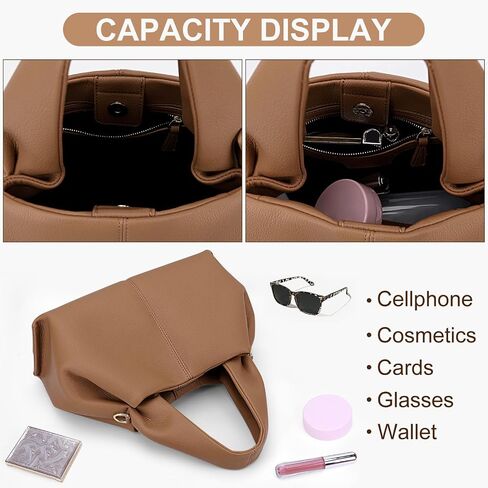 Juoxeepy Crossbody Bag Purse Satchel Handbag for Women Shoulder Bag Chic Dumpling Cloud Bag Clutch Purse in Saudi Arabia