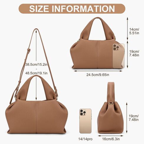 Juoxeepy Crossbody Bag Purse Satchel Handbag for Women Shoulder Bag Chic Dumpling Cloud Bag Clutch Purse in Saudi Arabia