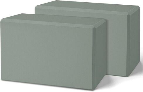 Yoga Block, Yoga Bricks Supportive Latex-Free EVA Foam, Soft Non-Slip Exercise Blocks, Yoga Accessories for Pilates, Meditation, Balance, Stretching and Deep Poses in Kuwait