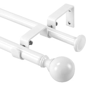 مجموعة قضيب الستائر المزدوجة القابلة للتعديل في Urban in Kuwait