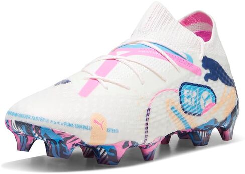 PUMA Mens Future 7 Ultimate Volume Up Firm GroundArtificial Ground Soccer Cleats - White - Size 10.5 M in Saudi Arabia