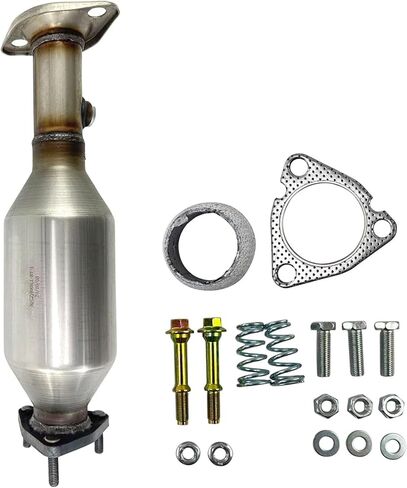 16590 Front Direct Fit Convalter Converter متوافق مع Acura 2009-2014 TSX ؛ Honda 2008-2012 Accord L4 2.4L ، يستبدل المحول الحفاز العالي التدفق 641499 ، W/Gasket Kit ، EPA Compliant in Kuwait
