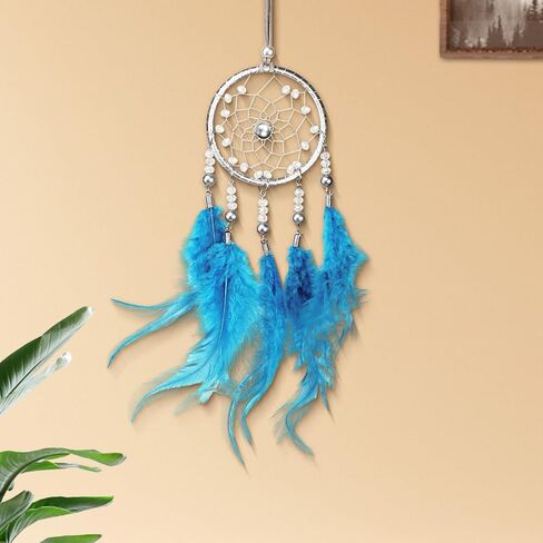 Dream Catchers Pendant Decorations,Handmade Dreamcatcher,Suitable for Living Room,Bedroom Ornament(Green) in Saudi Arabia