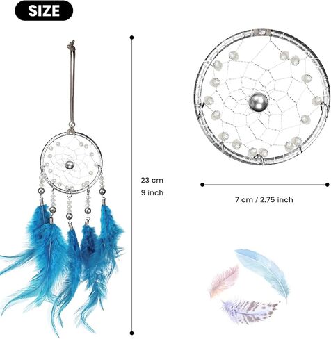Dream Catchers Pendant Decorations,Handmade Dreamcatcher,Suitable for Living Room,Bedroom Ornament(Green) in Saudi Arabia