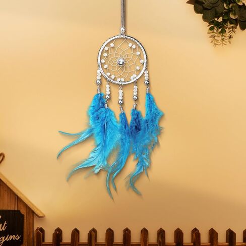 Dream Catchers Pendant Decorations,Handmade Dreamcatcher,Suitable for Living Room,Bedroom Ornament(Green) in Saudi Arabia