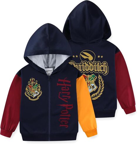 Harry Potter Hogwarts Quidditch Full Zip Up Hoodie for Big Kids in Saudi Arabia